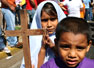 Feligreses católicos desbordan calles de Managua
