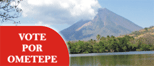 Nicaragüense, vota por la Isla de Ometepe