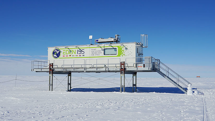 La base alemana Neumayer Station III en la Antártida. / Flickr / DLR German Aerospace Center