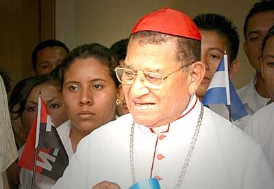 Reacción del Obispo Auxiliar sobre el Cardenal Obando y Murillo
