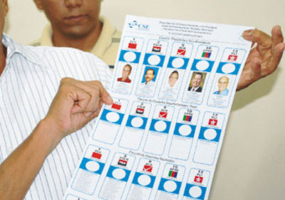 Nicaragüenses votarán en única boleta 