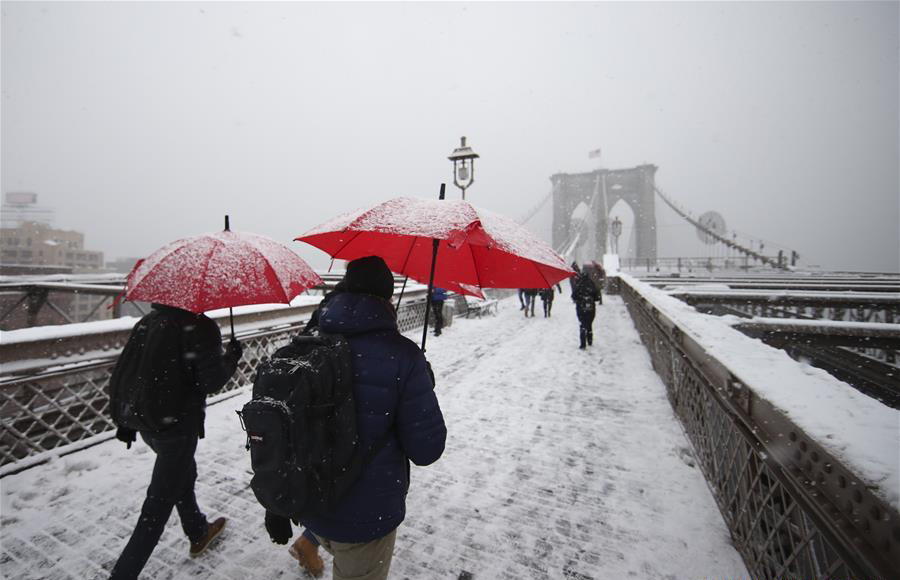 Llega a Nueva York primera nevada de temporada LA JORNADA