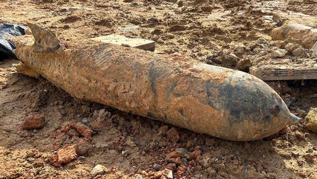 Desentierran una bomba aérea de la Segunda Guerra Mundial en un sitio de construcción en Singapur Desentierran una bomba aérea de la Segunda Guerra Mundial en un sitio de construcción en Singapur