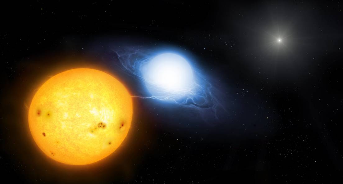 Detectan señales de un complejo y caótico sistema estelar triple Detectan señales de un complejo y caótico sistema estelar triple