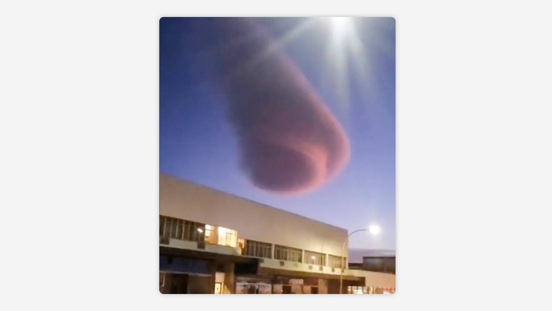 VIDEO: Se forma una rara nube rojiza sobre una ciudad sudafricana VIDEO: Se forma una rara nube rojiza sobre una ciudad sudafricana