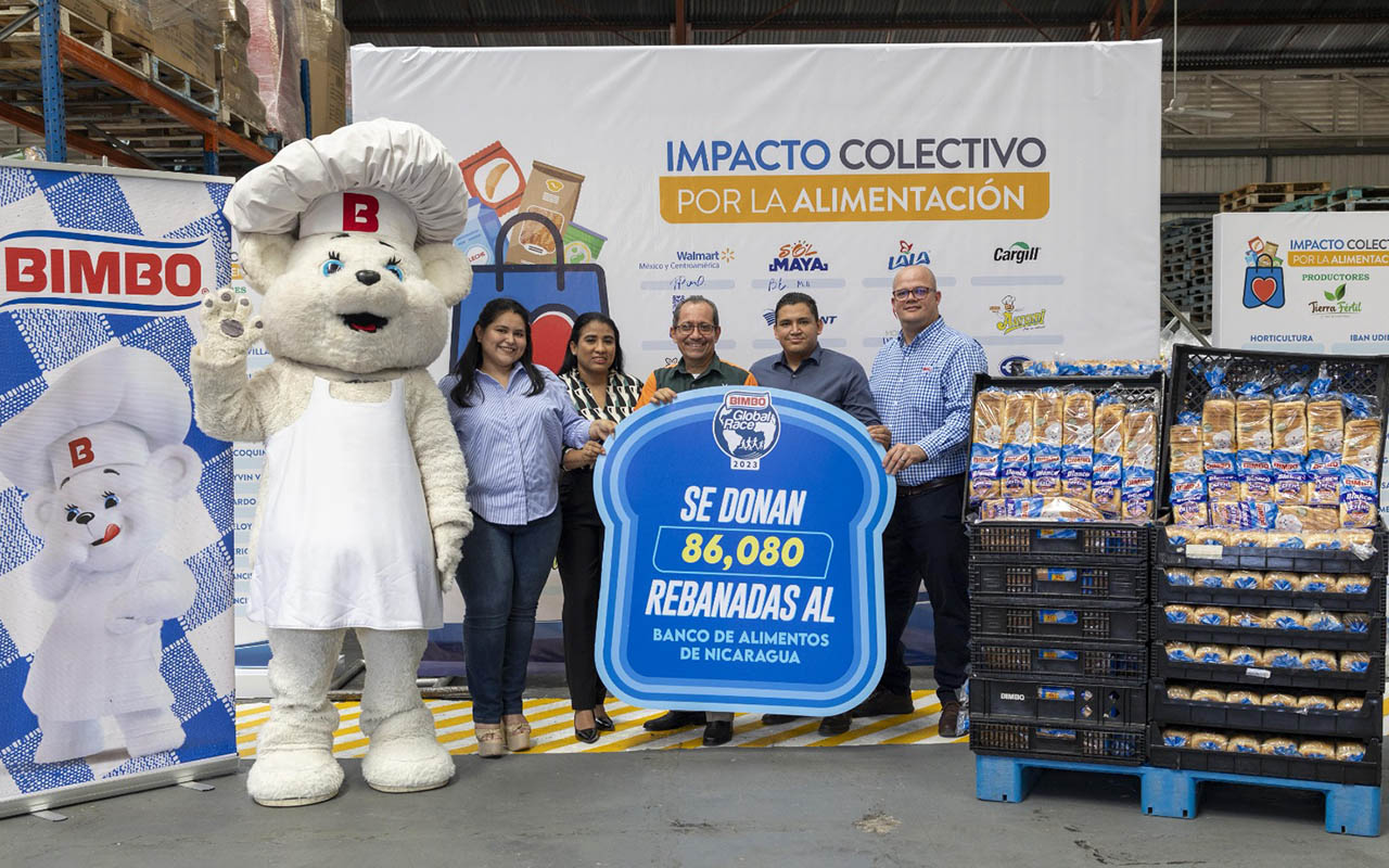 Walmart, sus socios comerciales y empresas aliadas del Banco de Alimentos otorgaron 7.8 millones de córdobas en productos de primera necesidad. 128 mil libras de productos para el Banco de Alimentos de Nicaragua