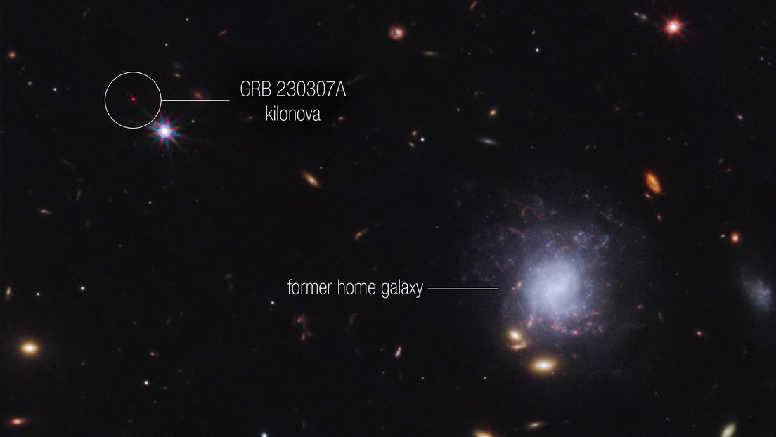 El telescopio James Webb detecta una explosión 1 millón de veces más brillante que la Vía Láctea El telescopio James Webb detecta una explosión 1 millón de veces más brillante que la Vía Láctea