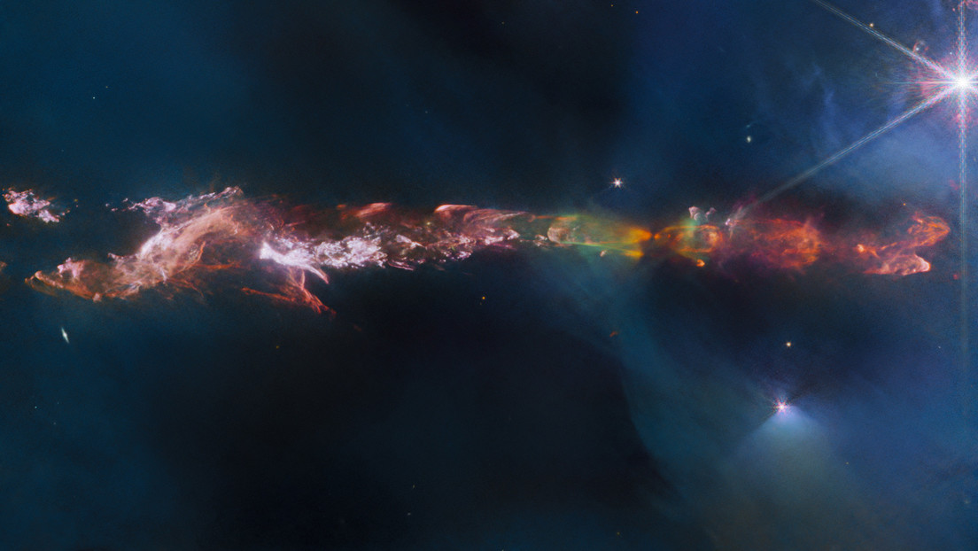 El James Webb capta el llanto de una estrella recién nacida a 1.000 años luz de la Tierra