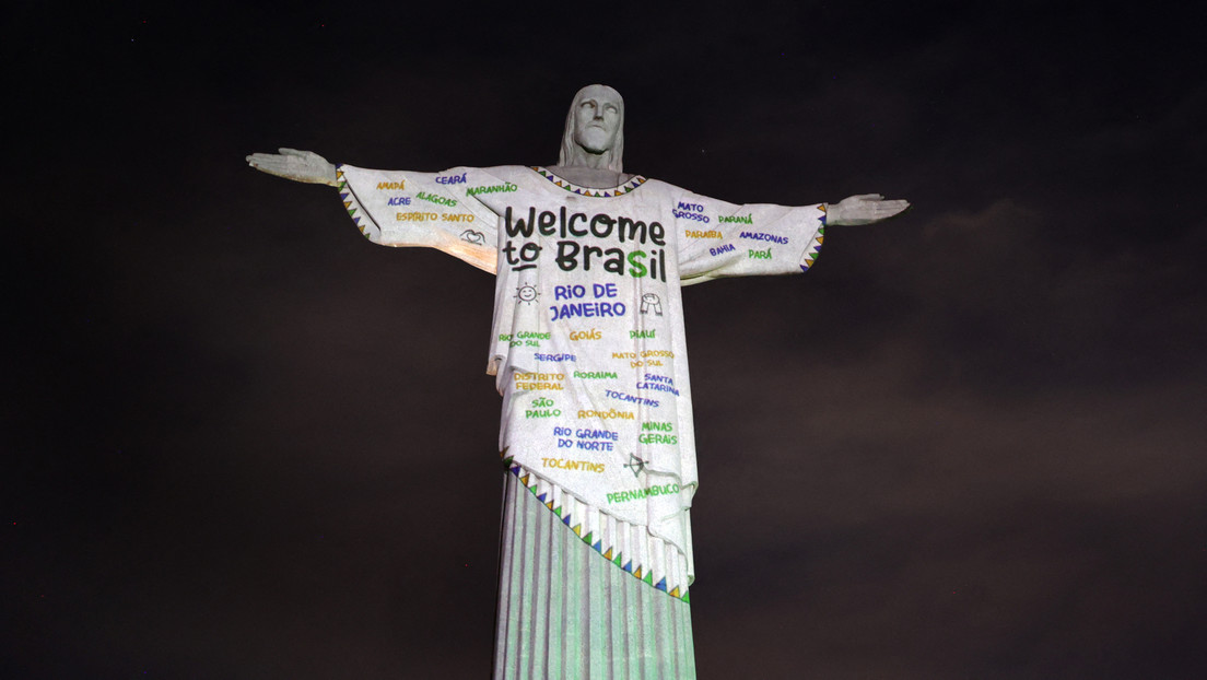 VIDEO: El Cristo Redentor 'se viste' con la camiseta de Taylor Swift en vísperas de sus conciertos en Brasil VIDEO: El Cristo Redentor 'se viste' con la camiseta de Taylor Swift en vísperas de sus conciertos en Brasil