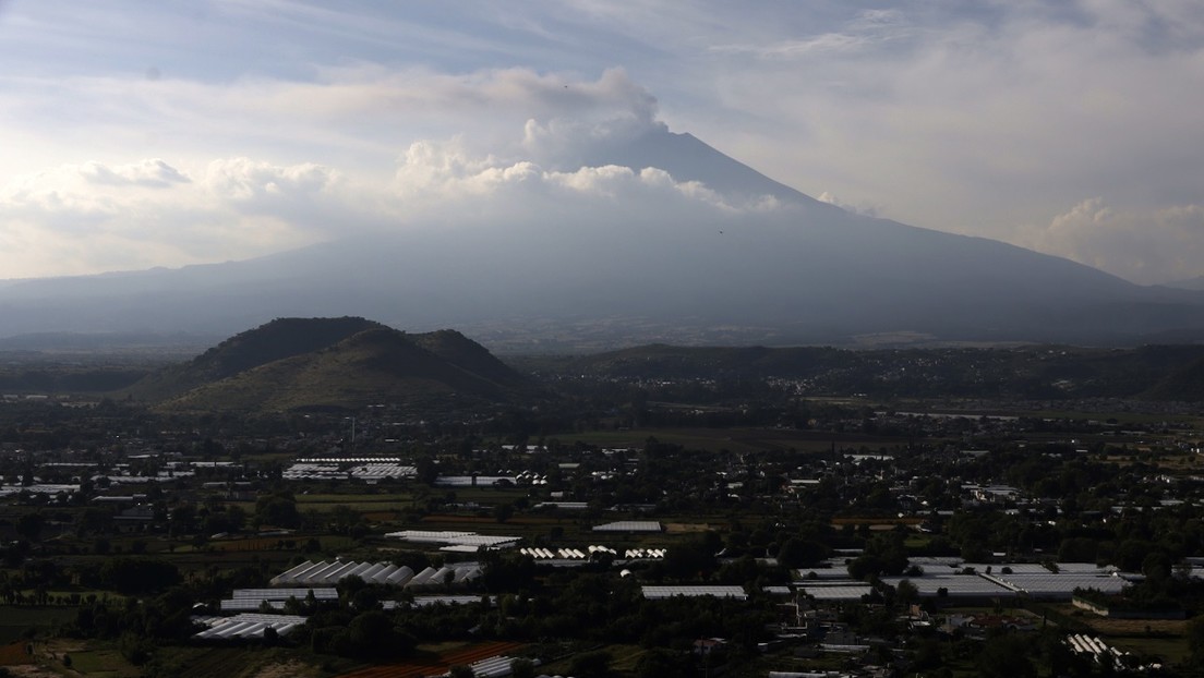 VIDEO: El volcán Popocatépetl de México registra 30 emisiones en 24 horas