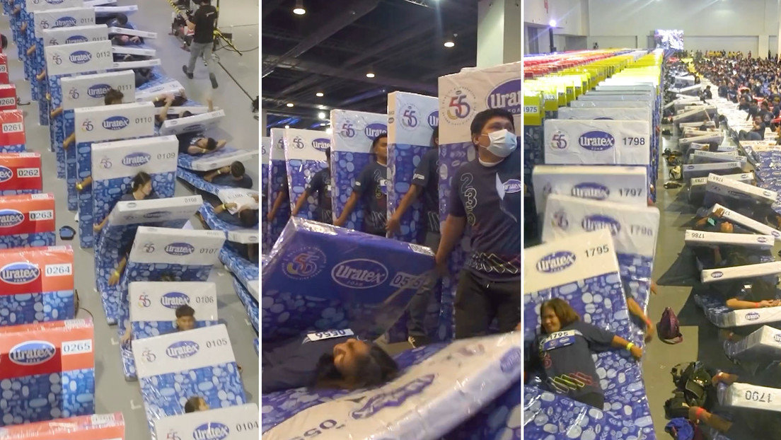 VIDEO: Rompen el récord del 'dominó humano' más largo del mundo en Filipinas VIDEO: Rompen el récord del 'dominó humano' más largo del mundo en Filipinas